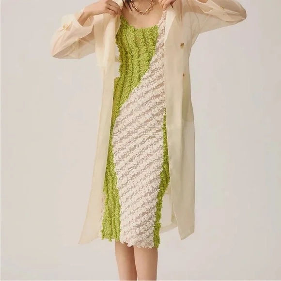 dolan Cream Lightweight Trench Coat - Picture 5 of 5